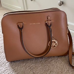 Michael Kors Houston medium double zip satchel